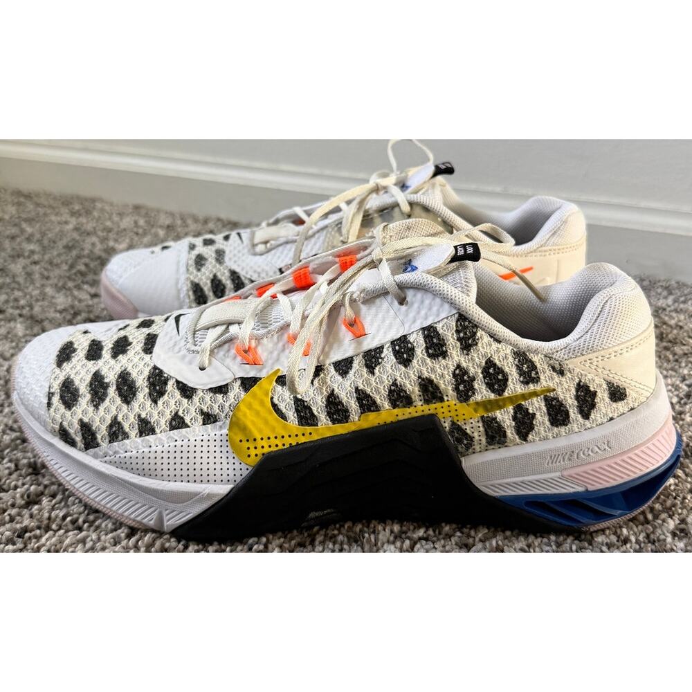 Nike Metcon 7 'polka white yellow strike' women's size 11 - Picture 2 of 6